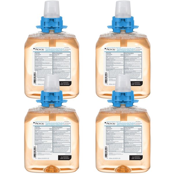 Provon 42.3 fl oz (1250 mL) FMX-12 Foaming Antimicrobial Handwash 4 PK GOJ518604CT